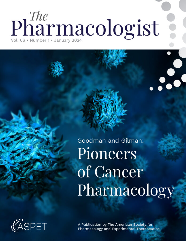 The cover of the January 2024 issue of The Pharmacologist