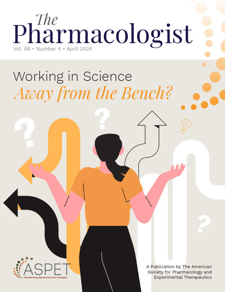 The cover of the April 2024 issue of The Pharmacologist