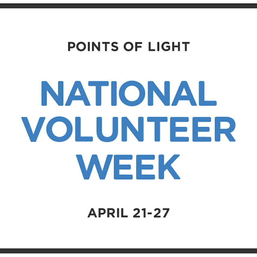 The Points of Light National Volunteer Week logo
