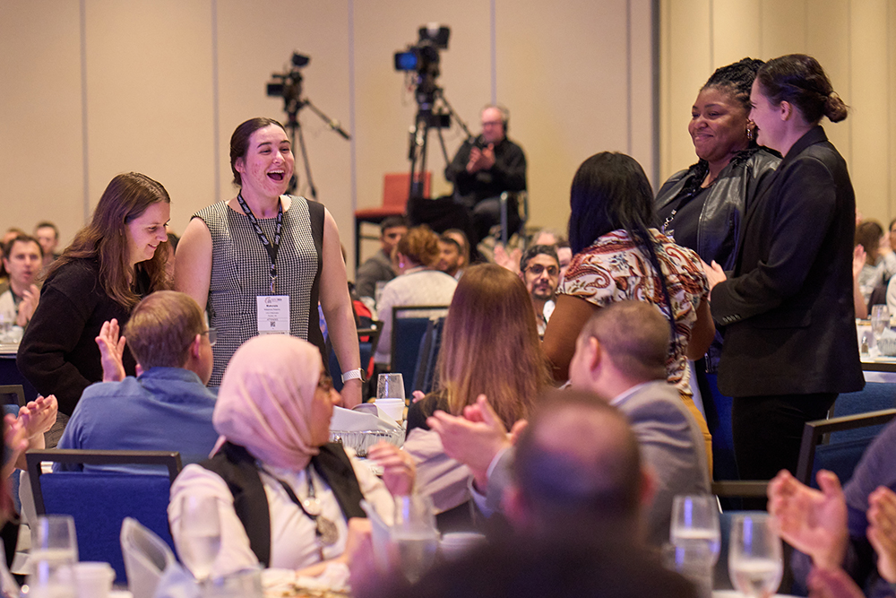 ASPET colleagues celebrated one another during the closing Awards Luncheon.