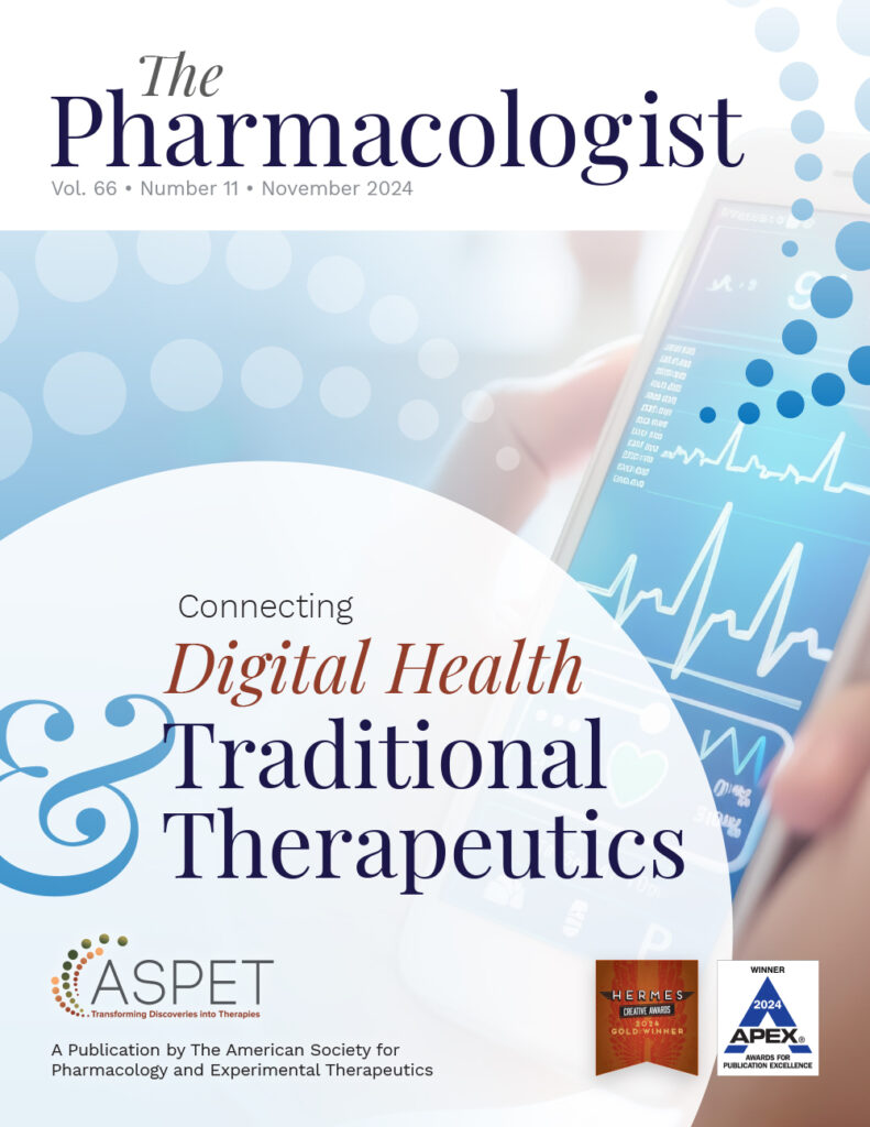 The cover of the November 2024 issue of The Pharmacologist