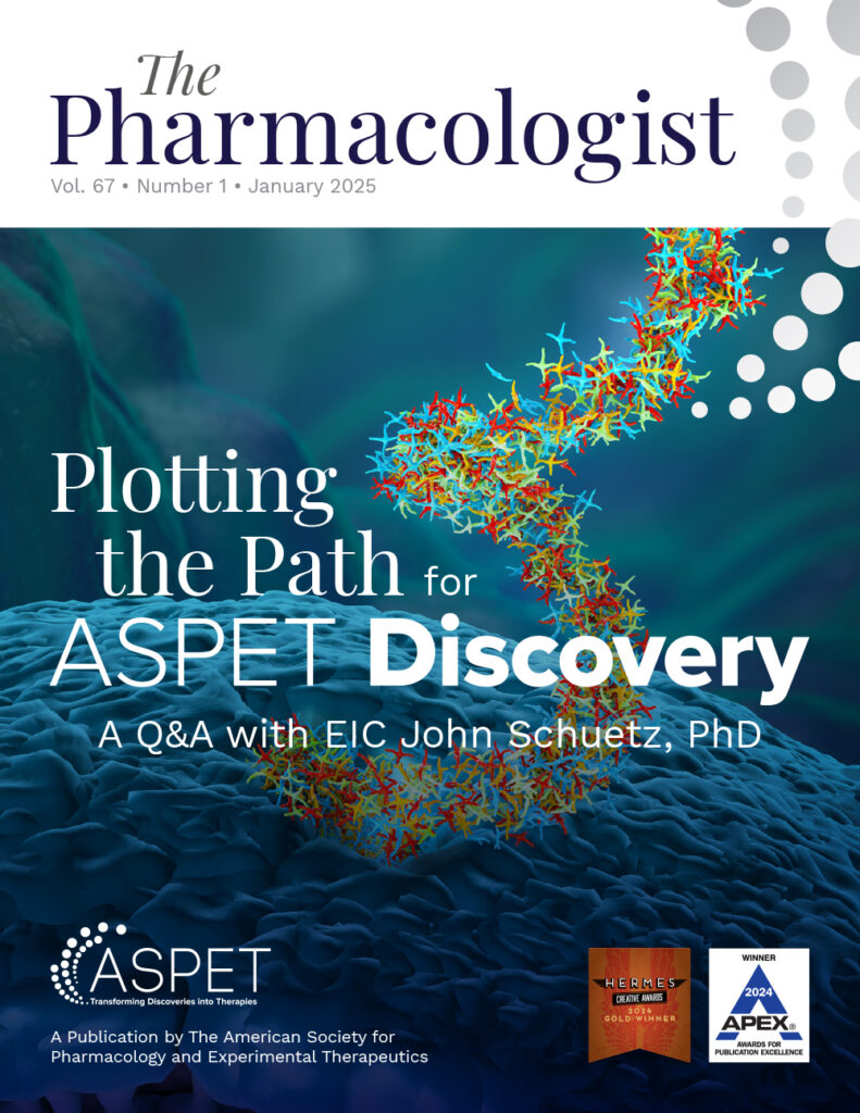 The cover of the January 2025 issue of The Pharmacologist